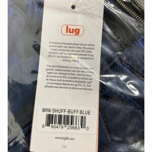 Lug Mini Shuffle SE Quilted Crossbody Bag - Medium Buffalo Check Blue, Unisex